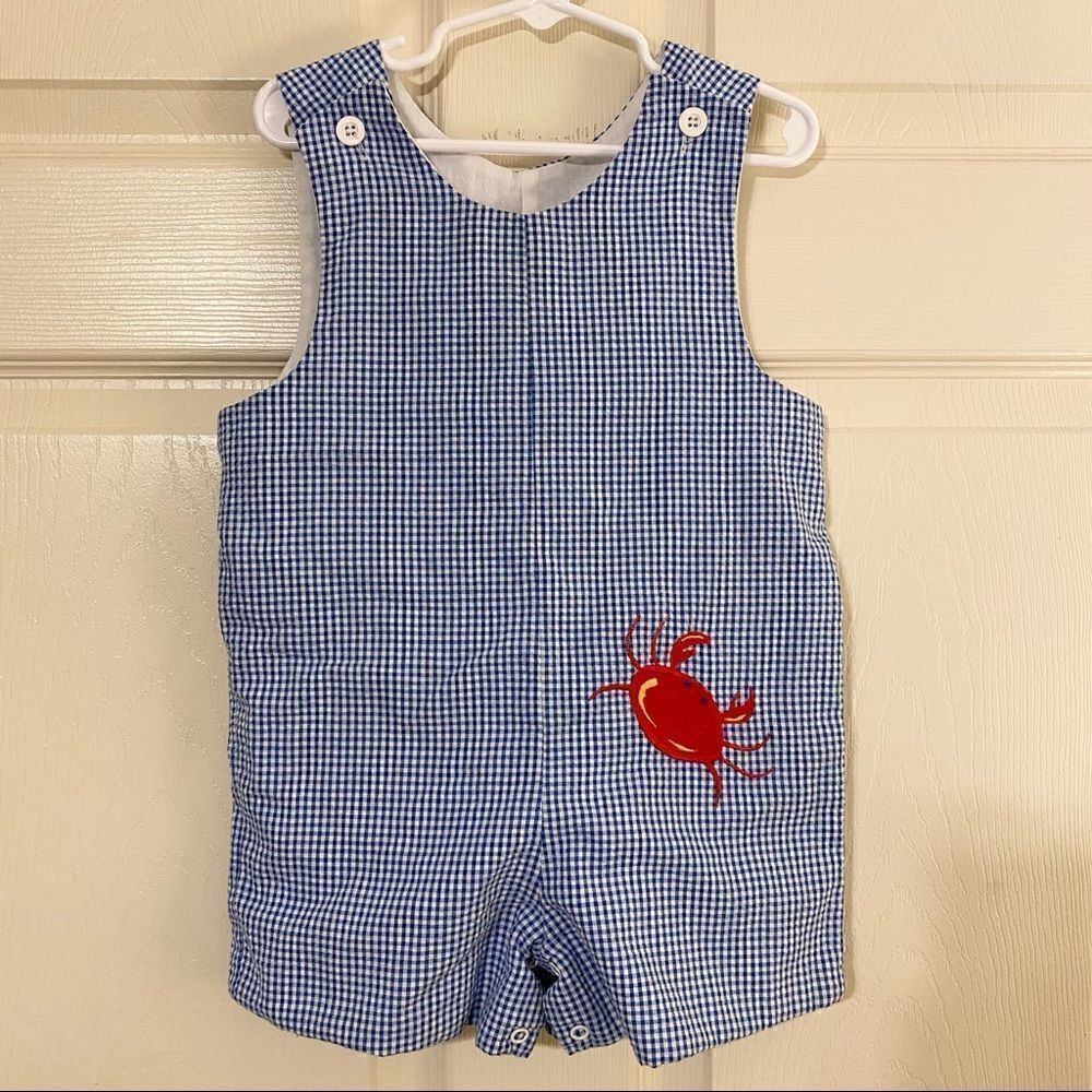 Vintage Kelly’s Kids Crab 🦀 Shortalls